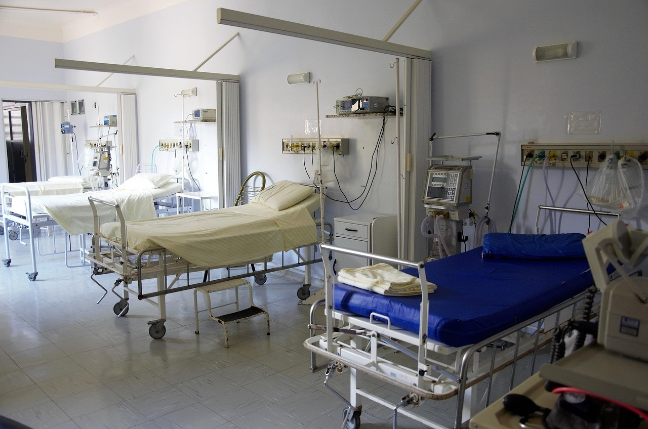 Representative image: empty hospital ward beds