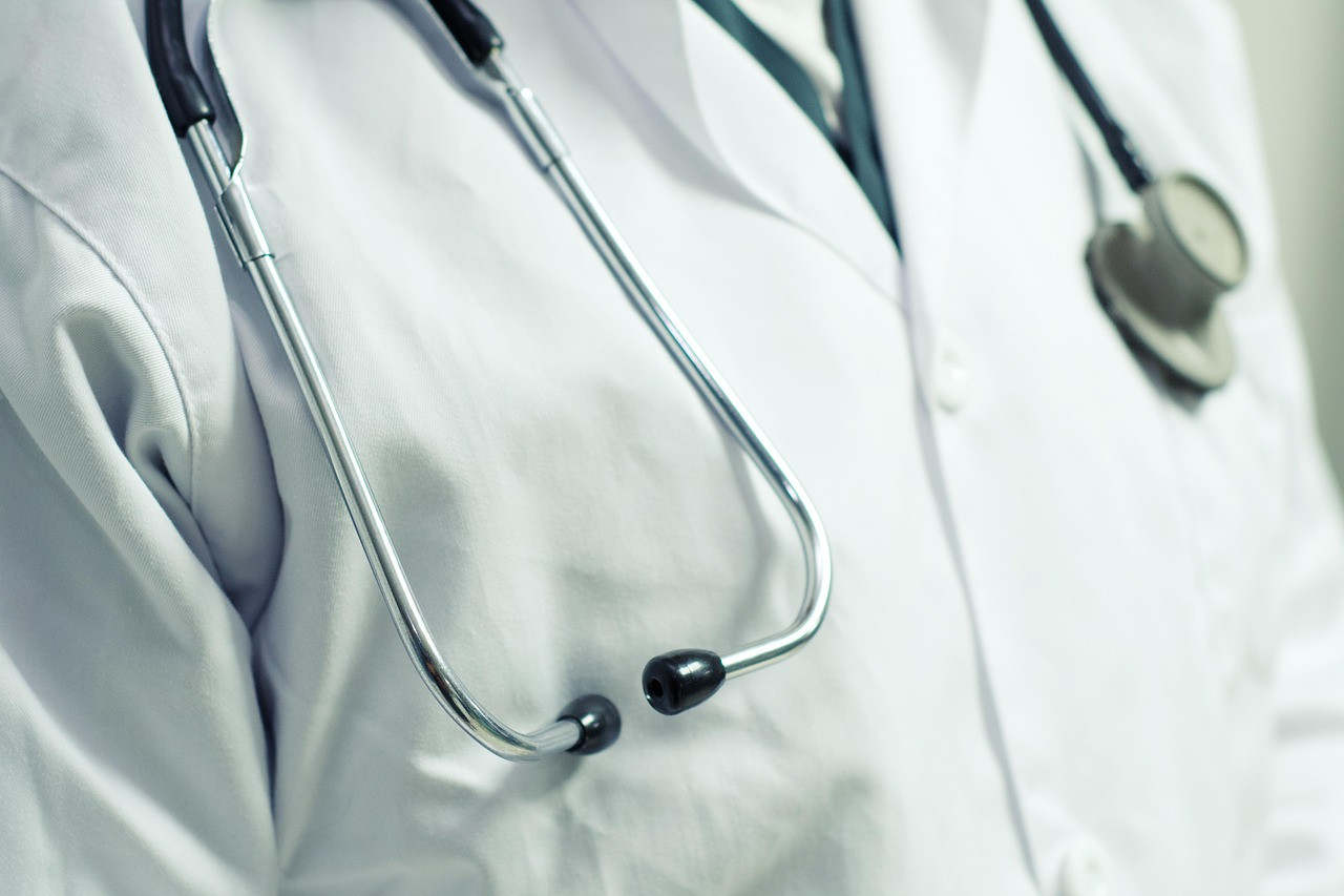 Representative image: doctor stethoscope white coat