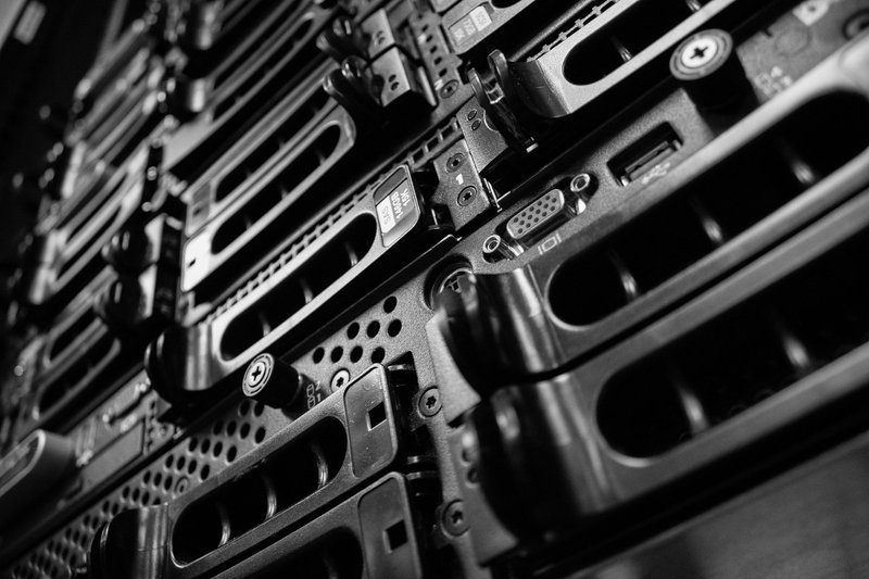Representative image: computer server rack