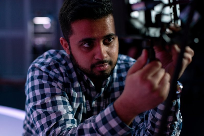Representative image: television studio cameras