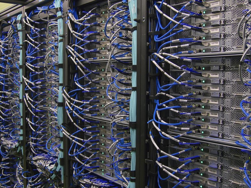 Representative image: network cables switch