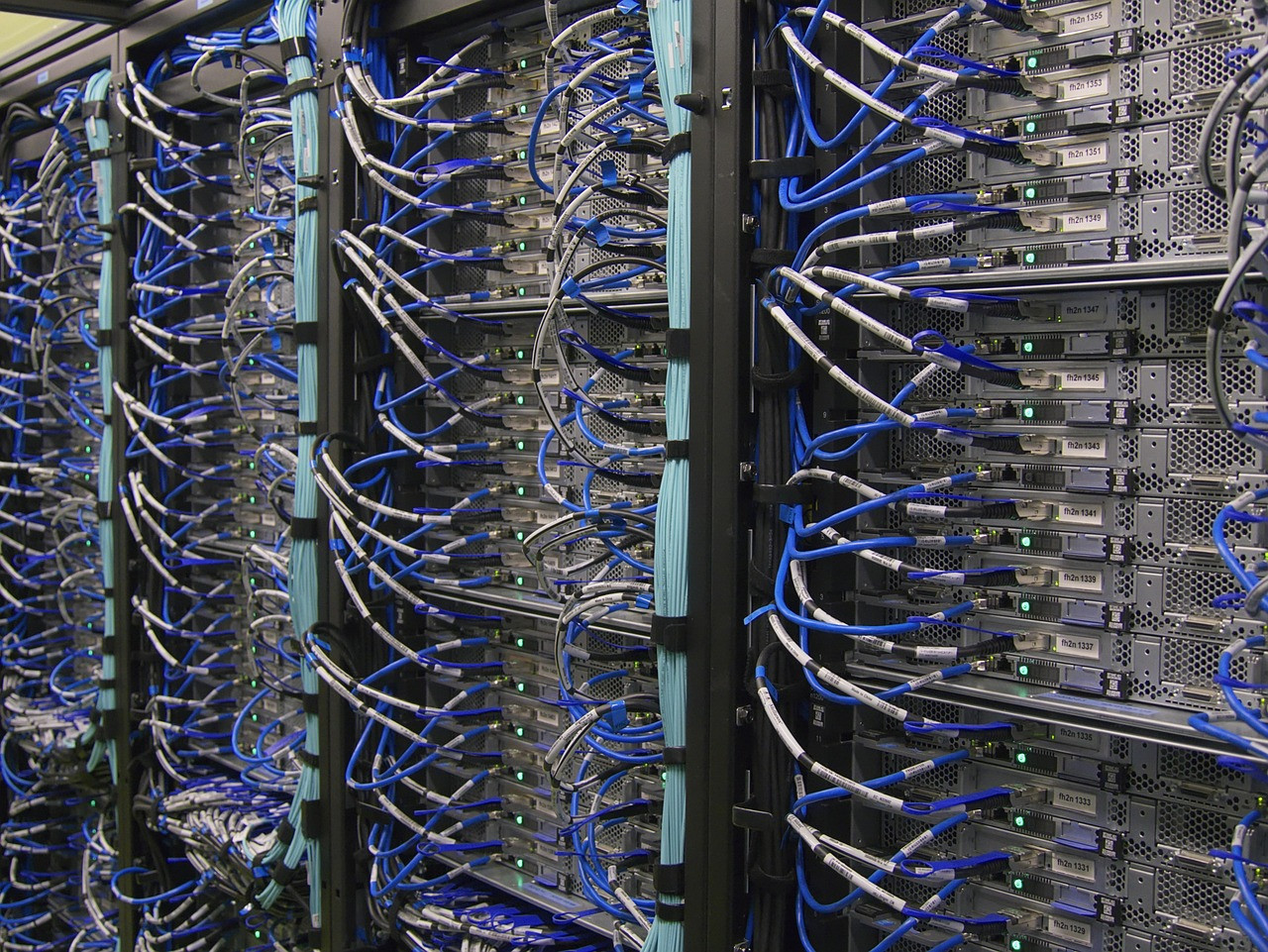 Representative image: network cables switch