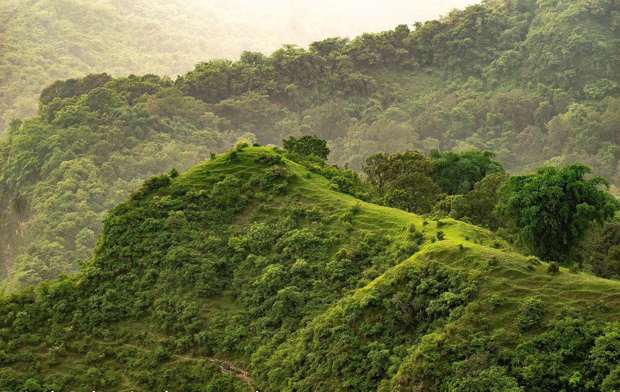 Representative image: hill town houses on mountain slope