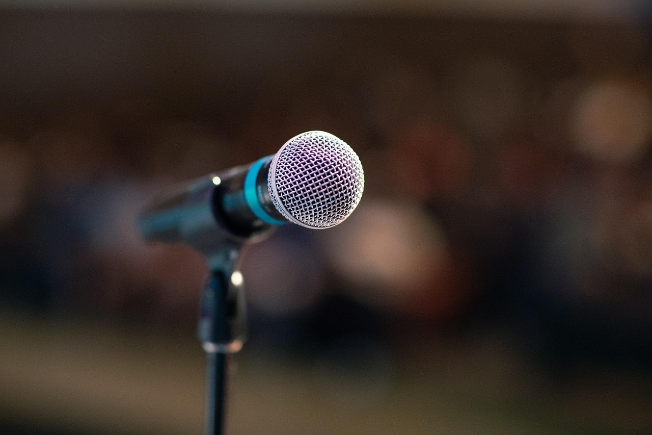 Representative image: podium microphones