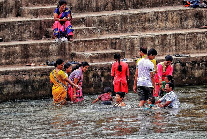 Representative image: river ghat pilgrims