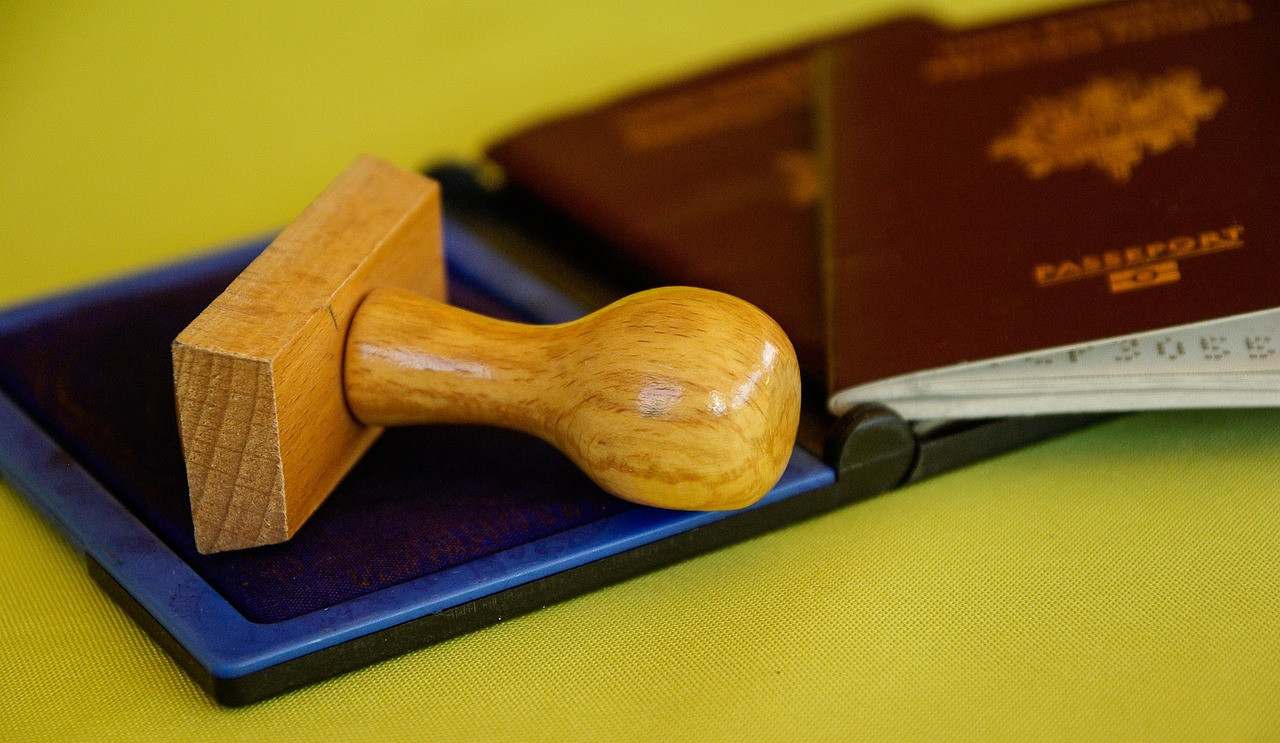 Representative image: passport and visa stamp