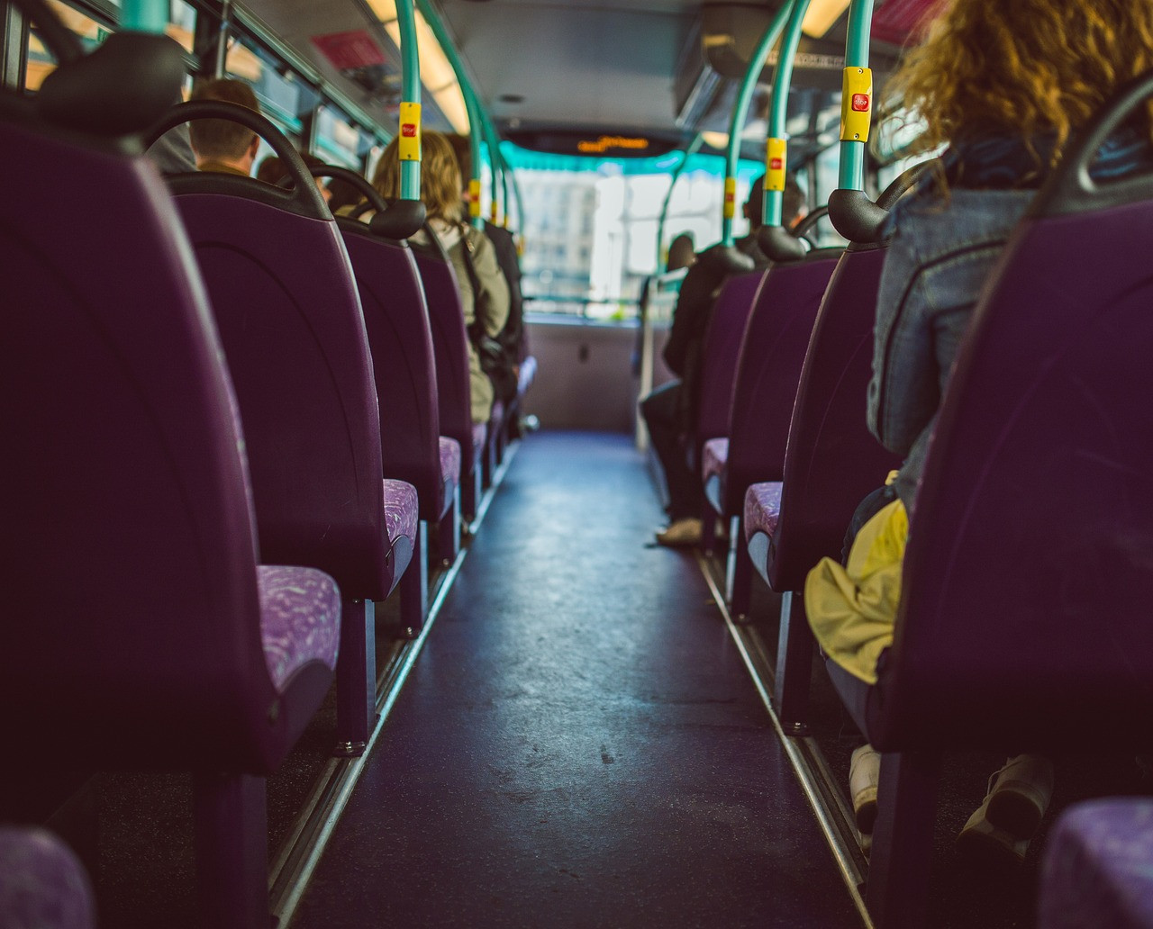 Representative image: city bus interior