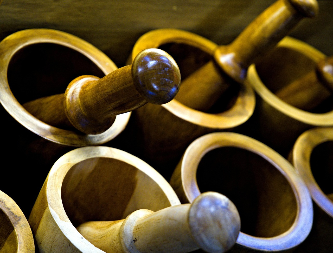 Representative image: ayurvedic herbs mortar pestle