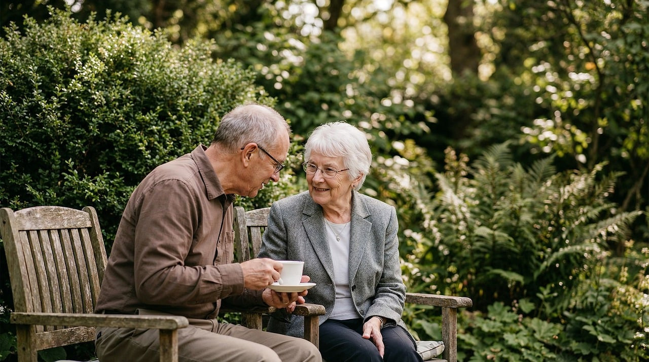 Representative image: elderly couple at home