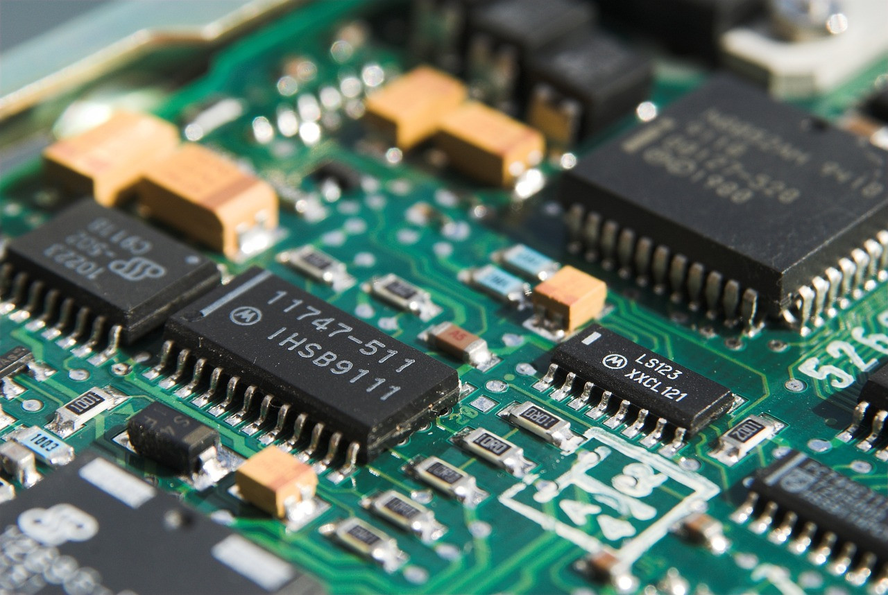 Representative image: microchip on circuit board