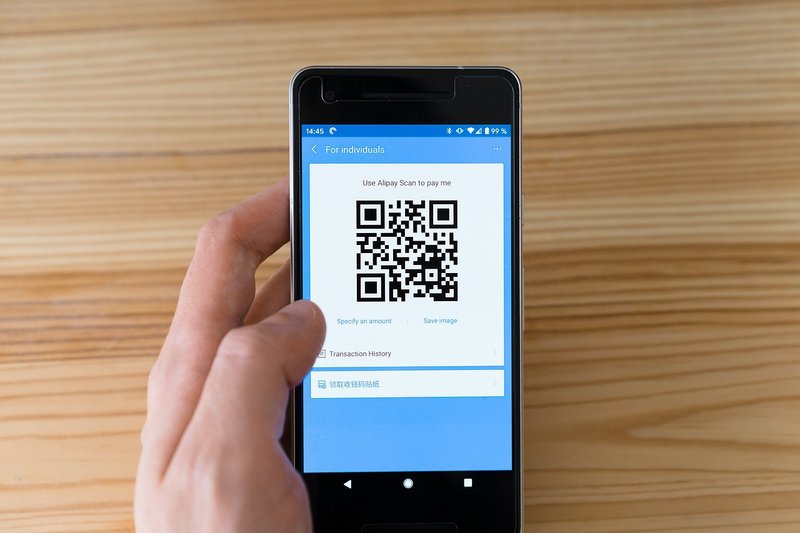 Representative image: qr code payment shop counter