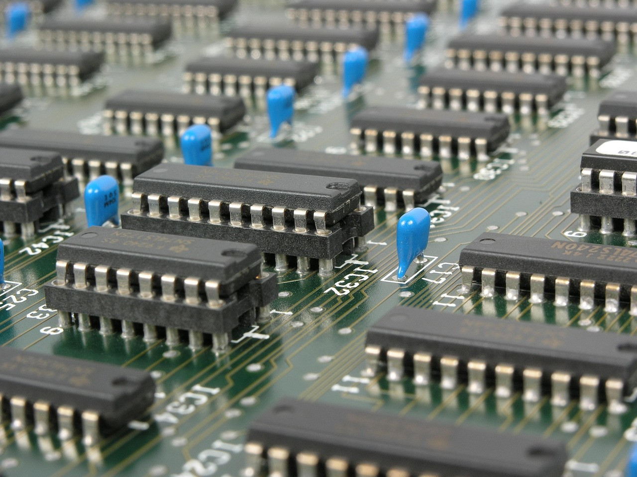 Representative image: computer chip circuit board