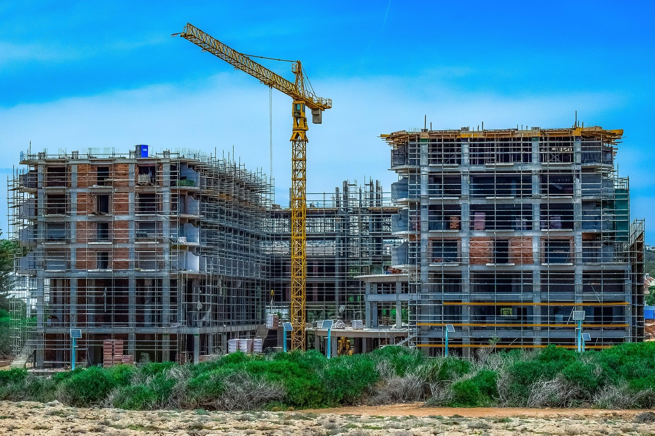Representative image: residential apartment towers construction