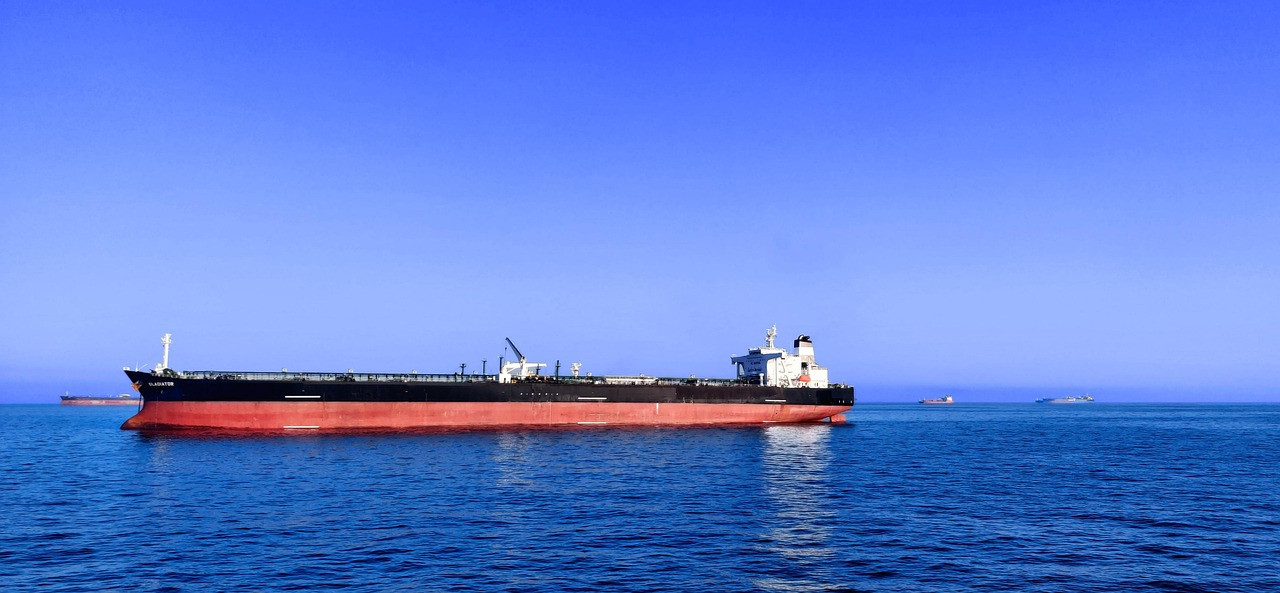 Representative image: oil tanker ship at sea