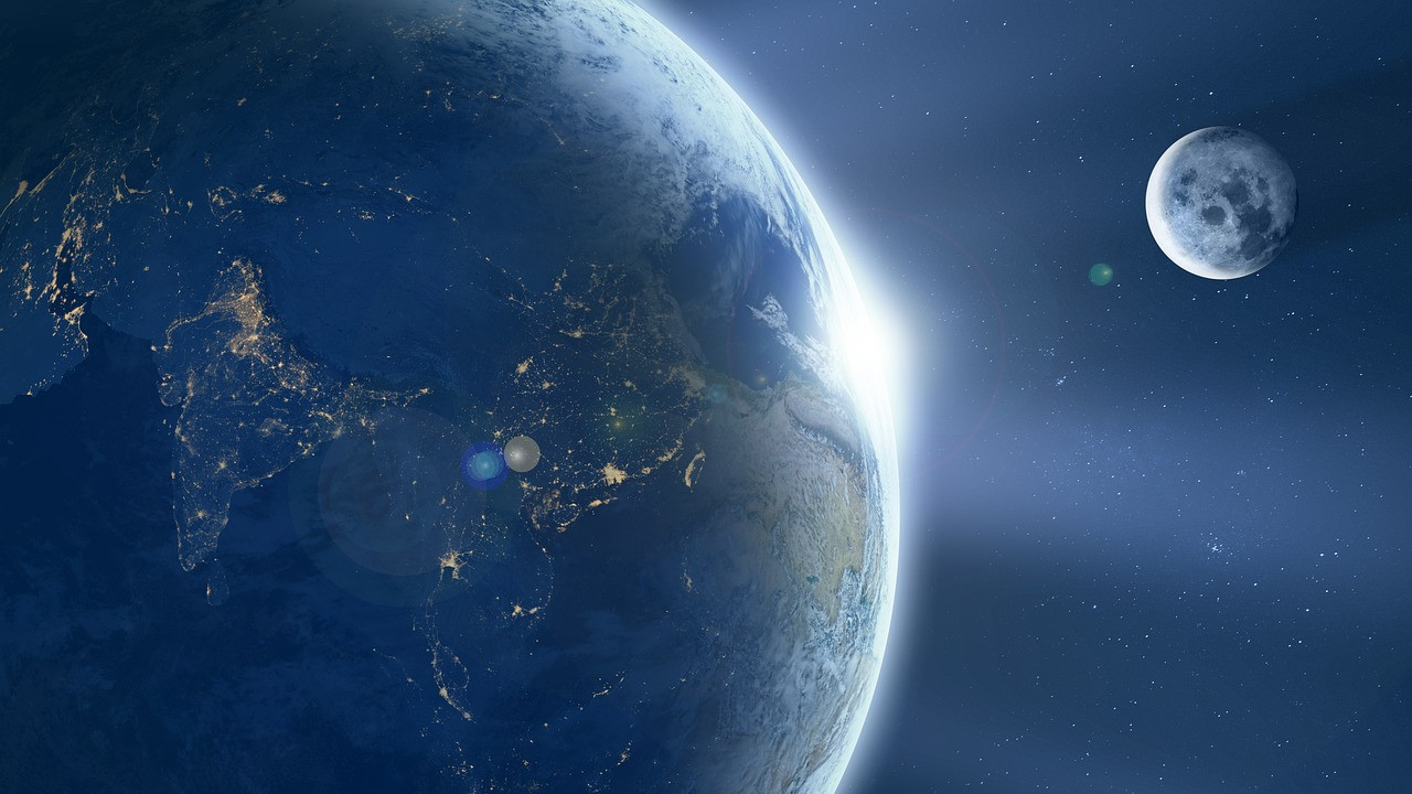 Representative image: satellite orbiting earth