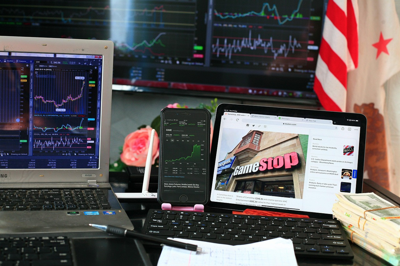 Representative image: stock ticker screen