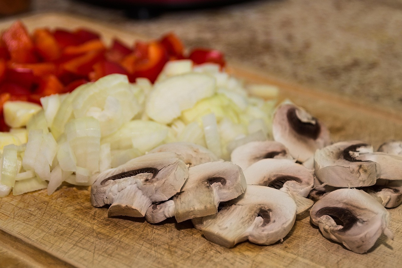Representative image: vegetable peels on cutting board