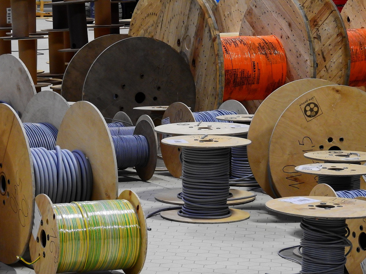 Representative image: electrical cable reels
