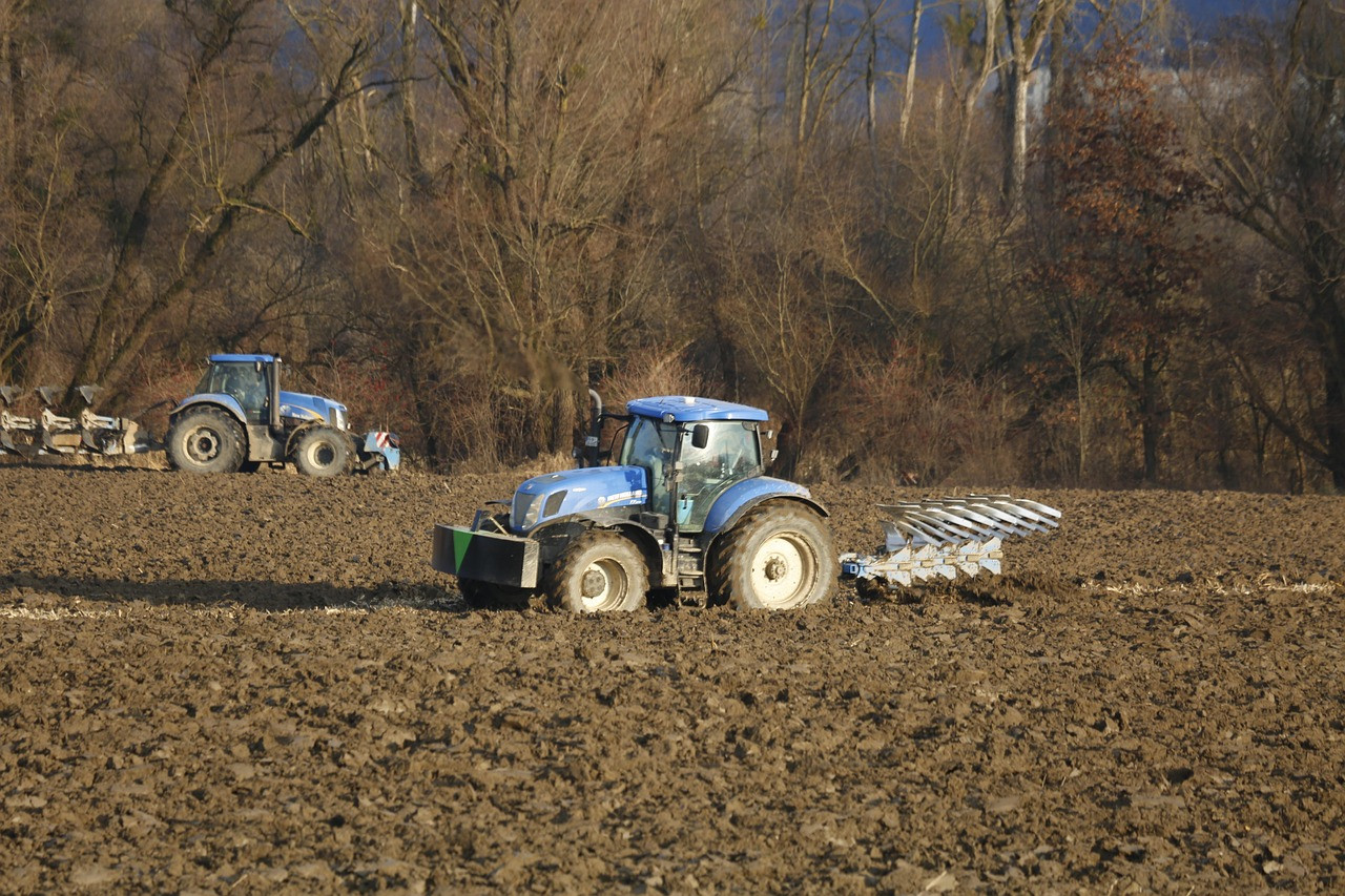 Representative image: tractor plough field