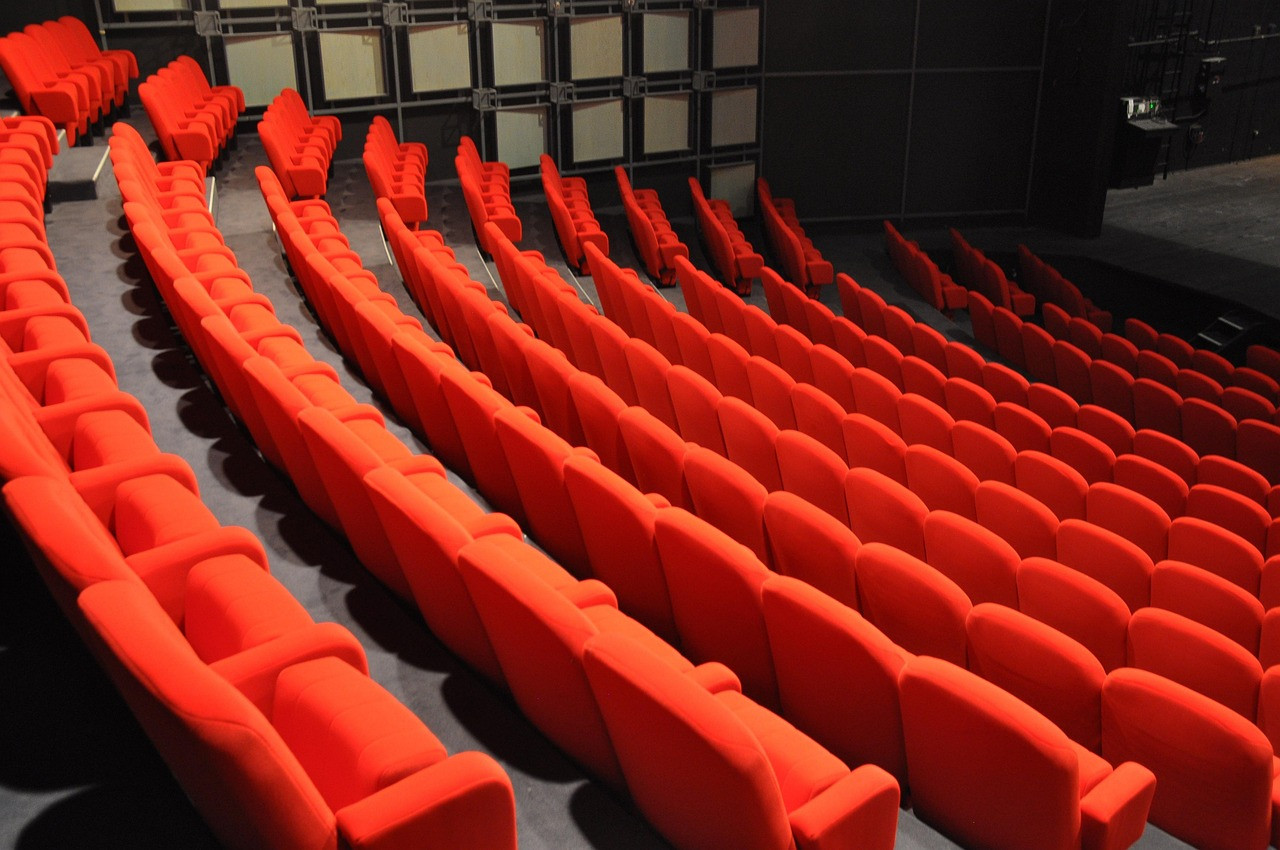 Representative image: cinema hall seats