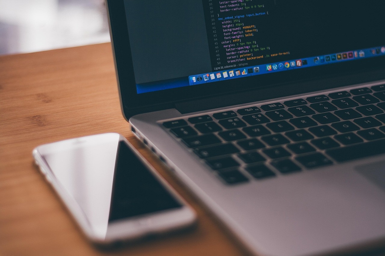 Representative image: software developer laptop office