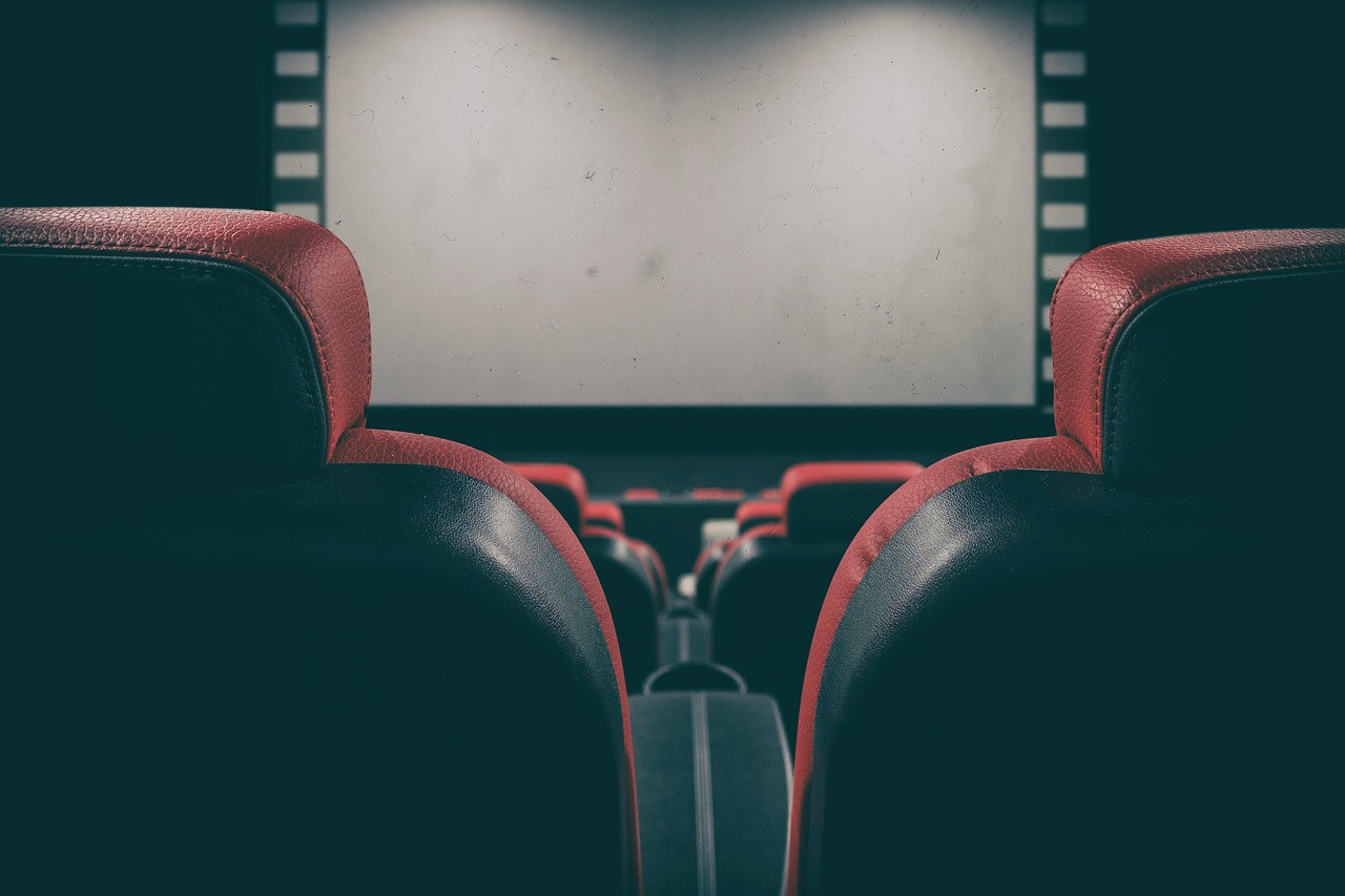 Representative image: cinema seats screen
