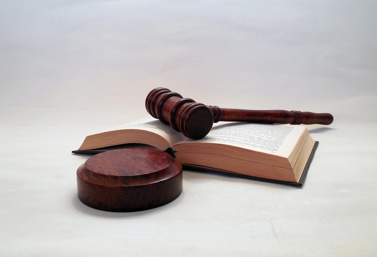 Representative image: judge gavel law books