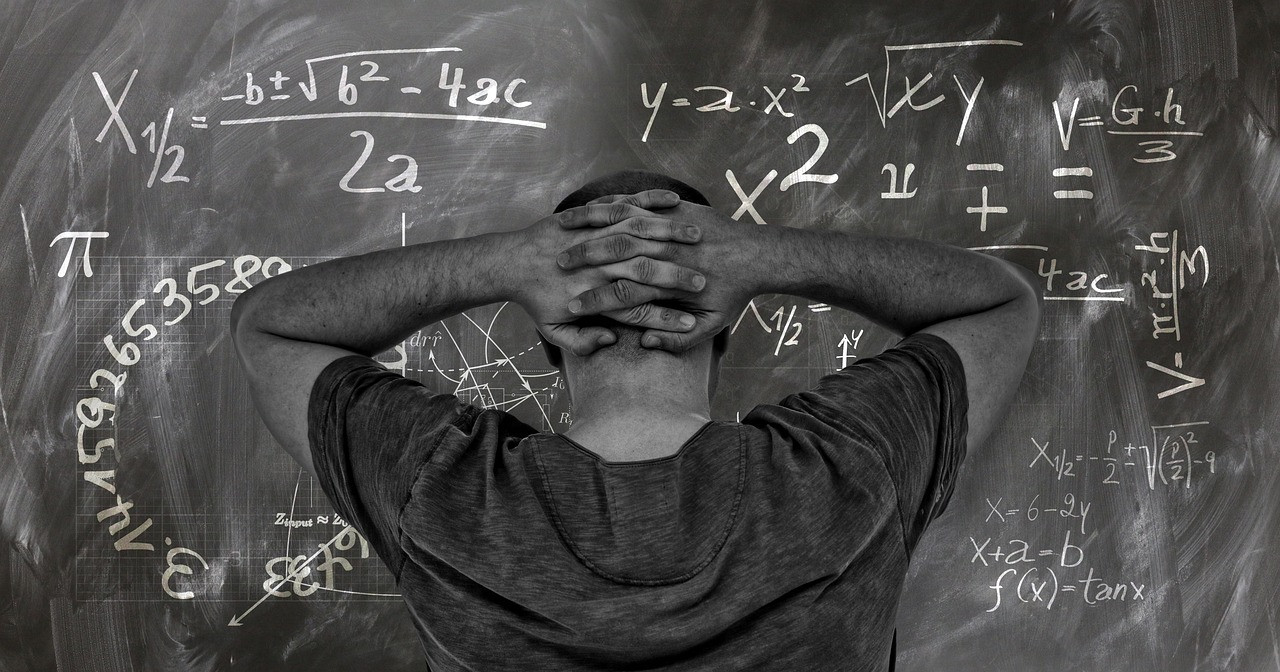 Representative image: mathematics equations on chalkboard