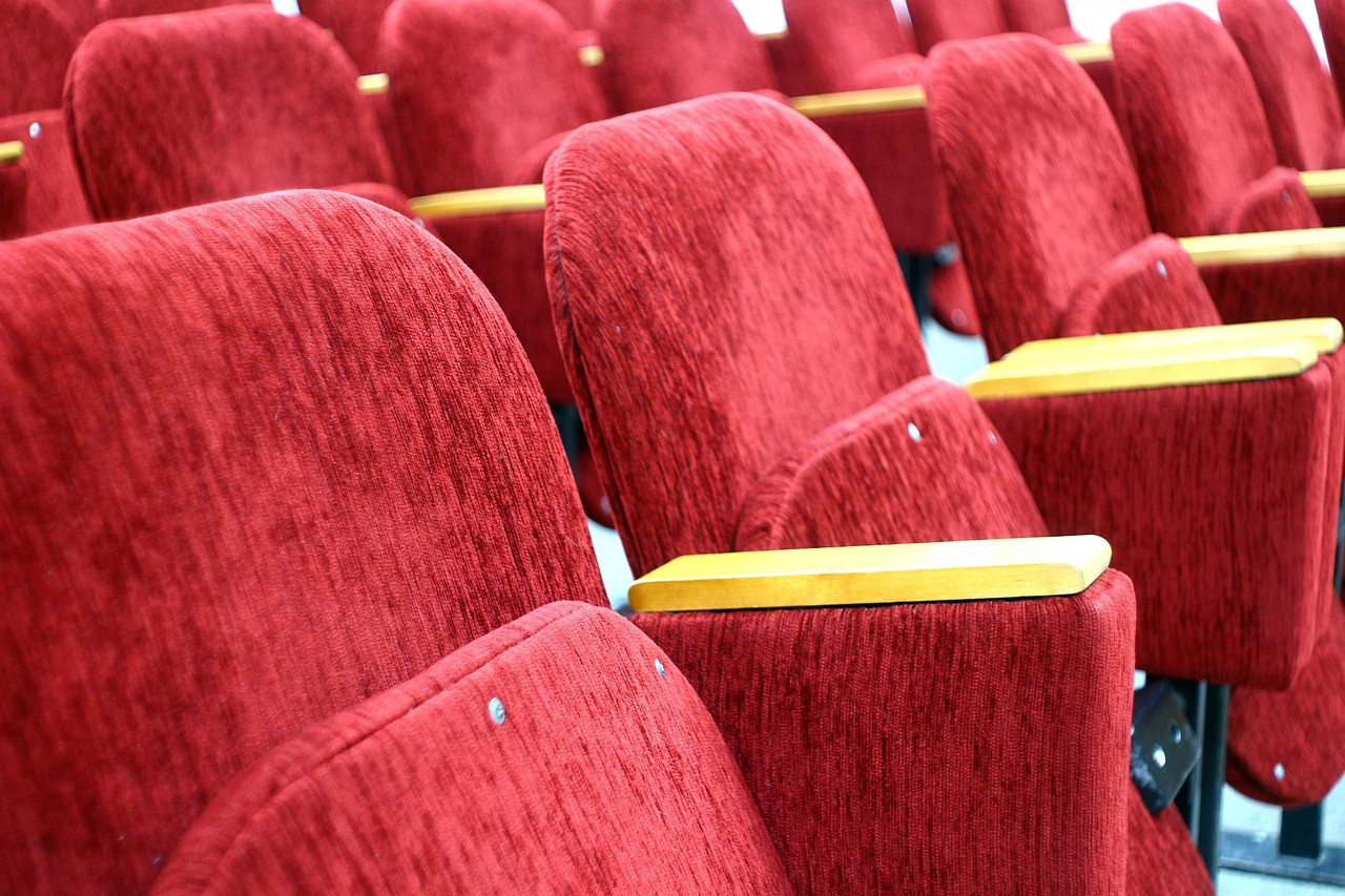 Representative image: cinema hall seats