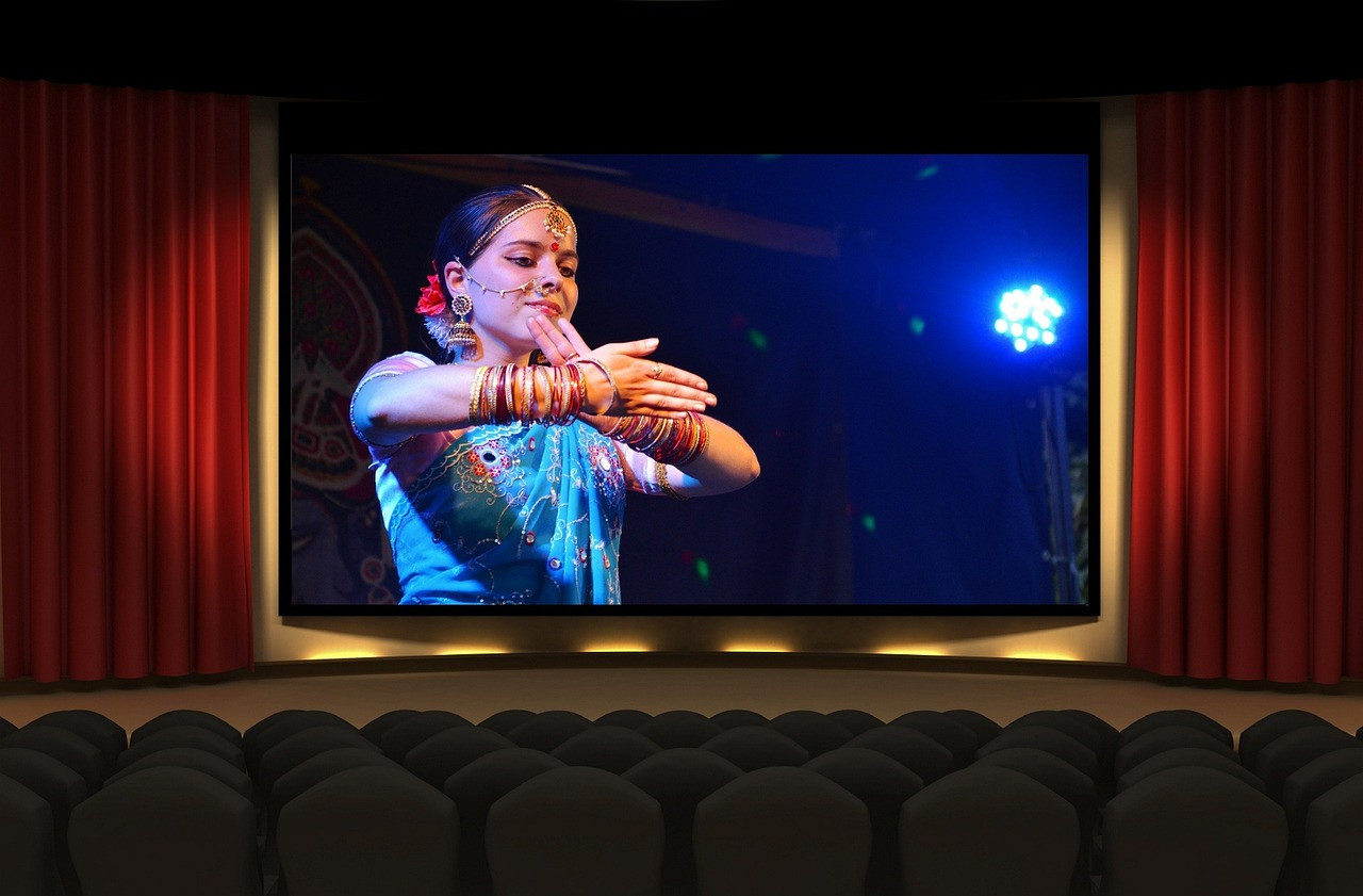 Representative image: cinema theatre seats screen