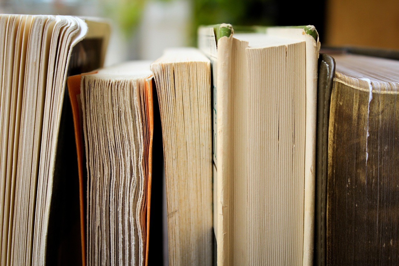 Representative image: old books stack