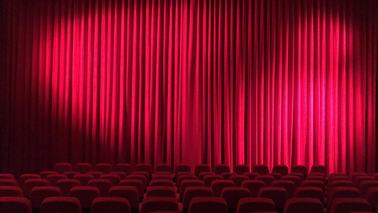 Representative image: cinema hall seats and screen