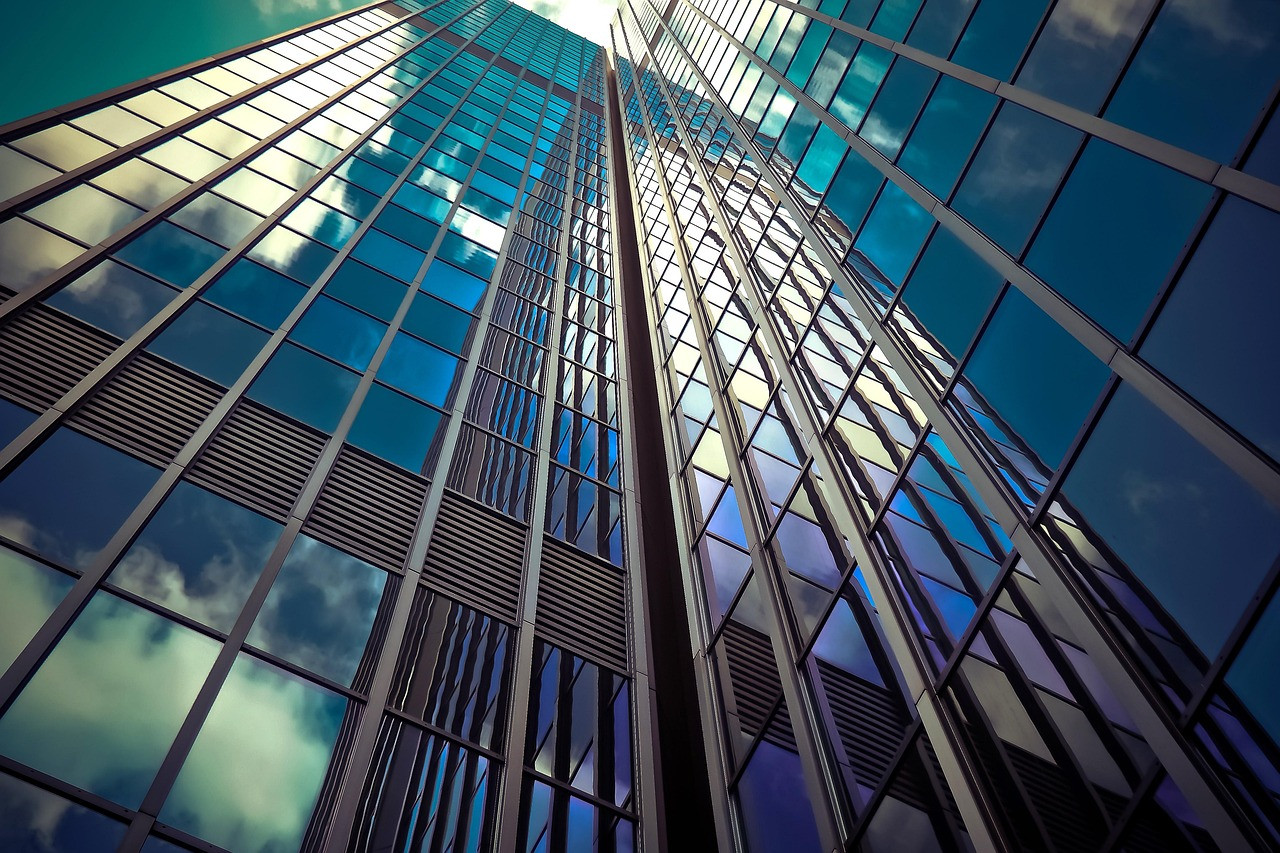 Representative image: office building glass