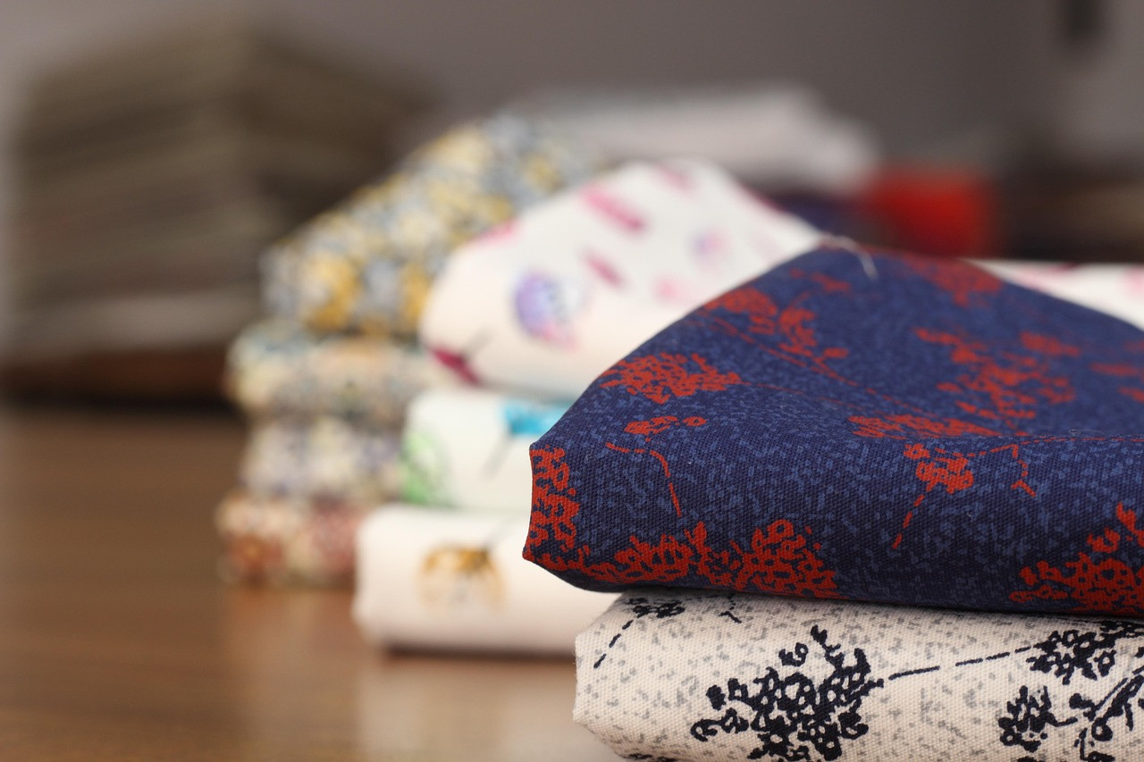 Representative image: tropical floral print fabric