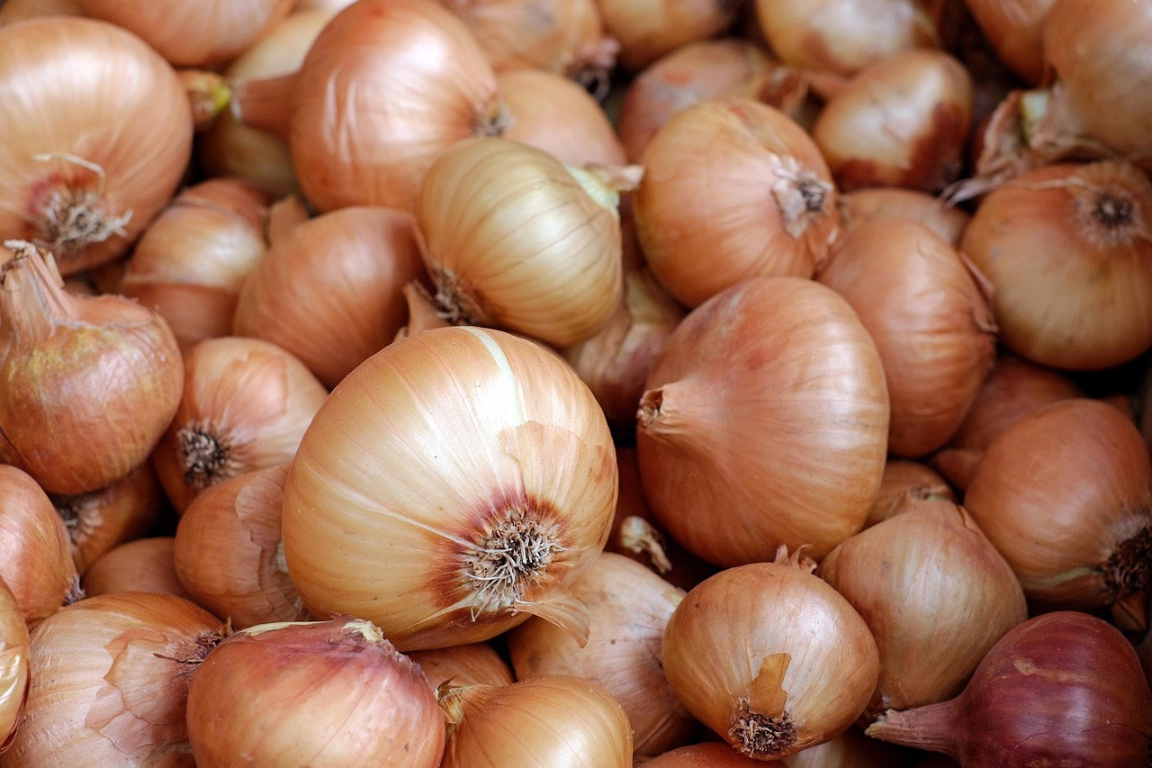 Representative image: onions at vegetable market