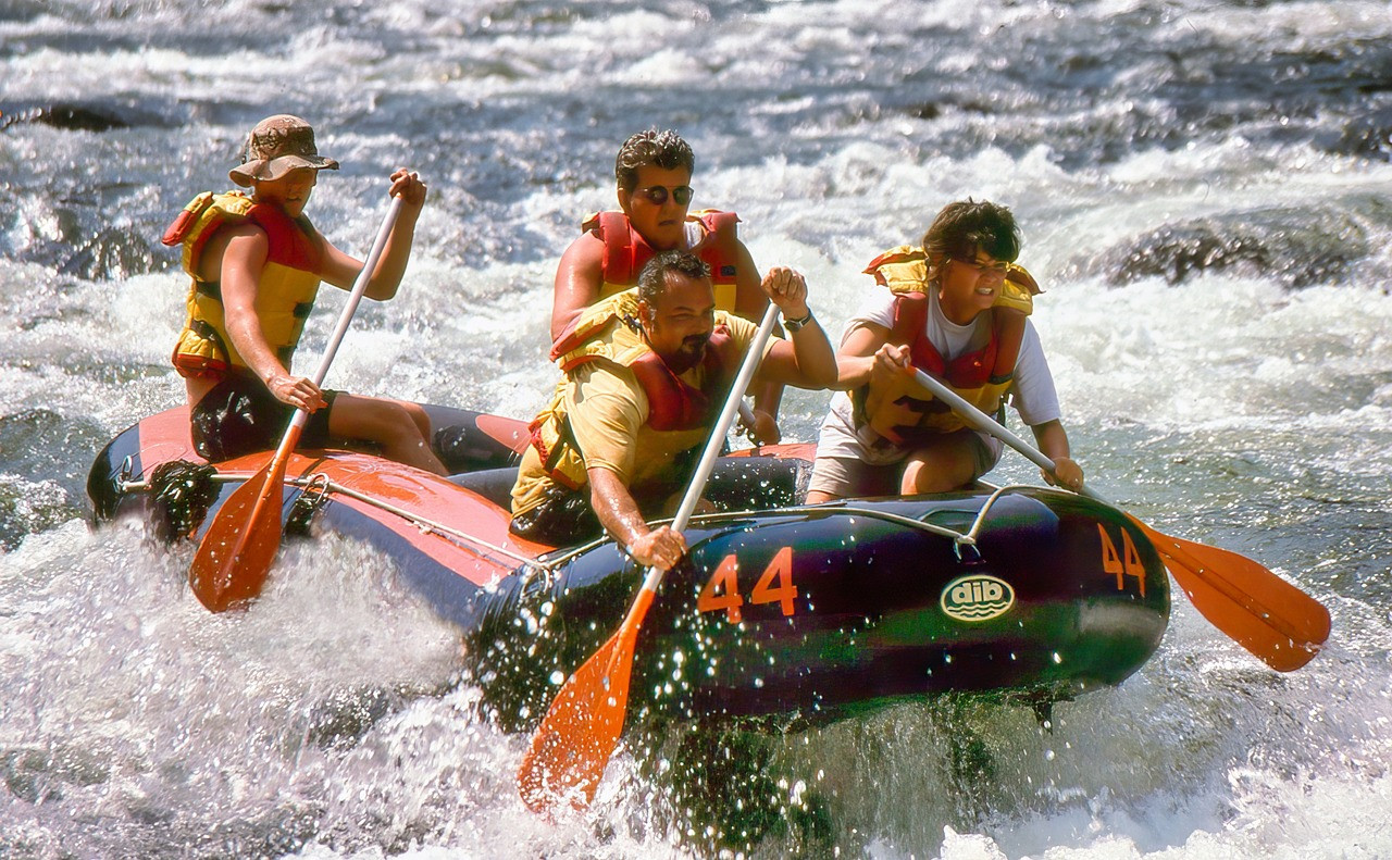Representative image: river rafting white water