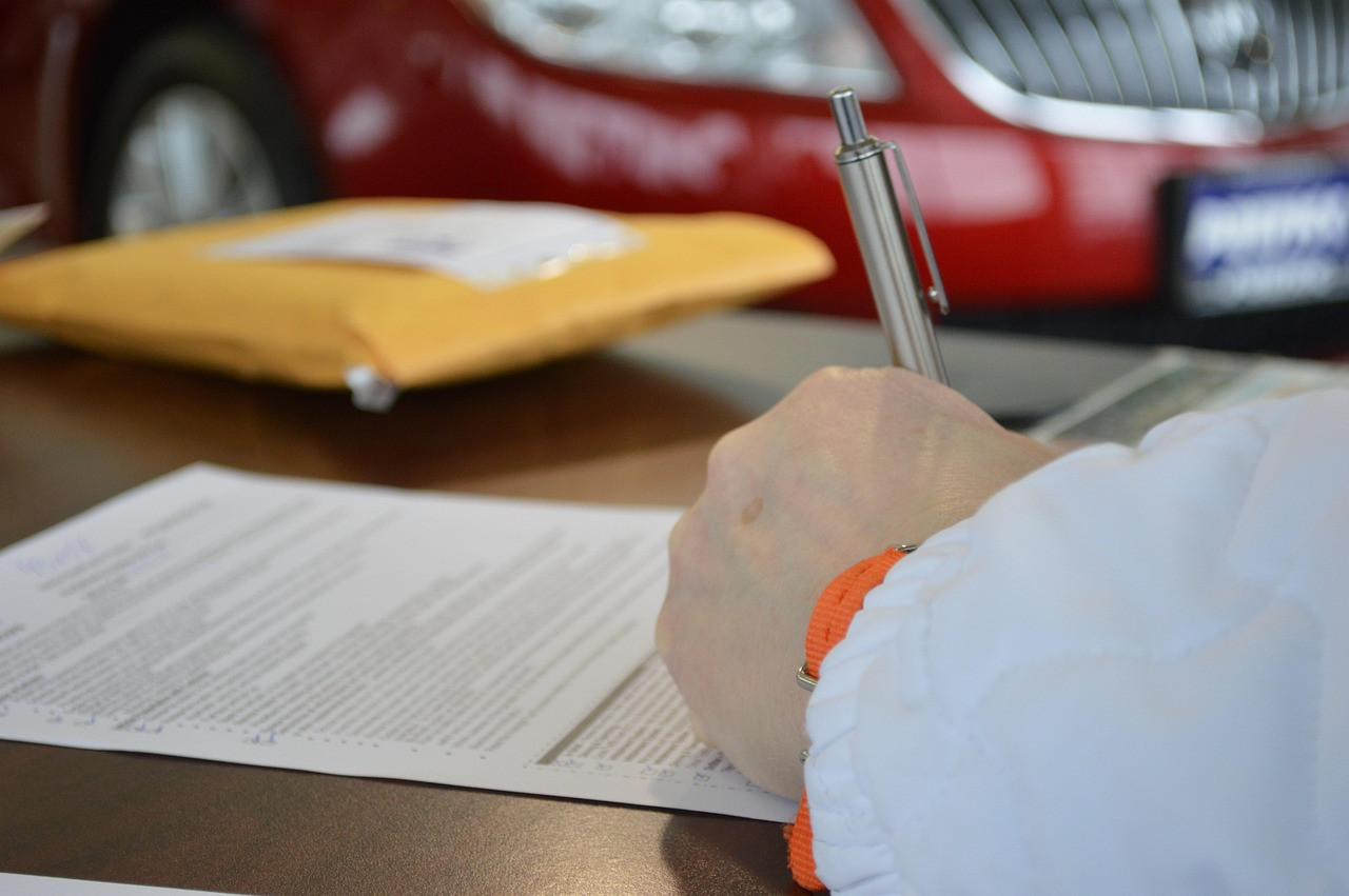 Representative image: application form pen