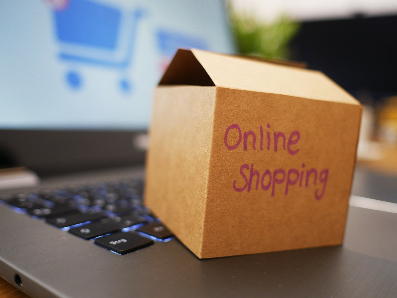 Representative image: online shopping parcel box