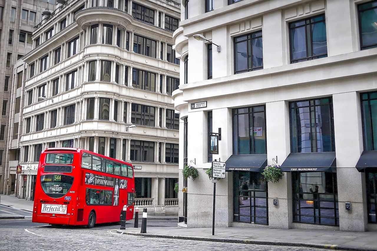 Representative image: red double decker bus london