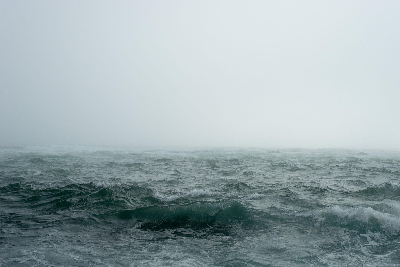 Representative image: stormy ocean waves