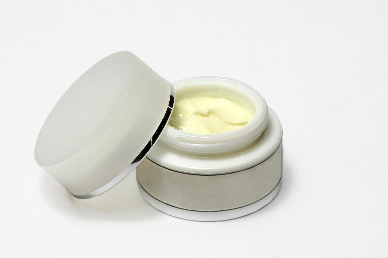 Representative image: skincare cream jar