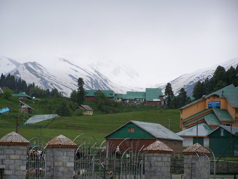 Season's first snow in Gulmarg draws tourists; Mughal Road shut for now