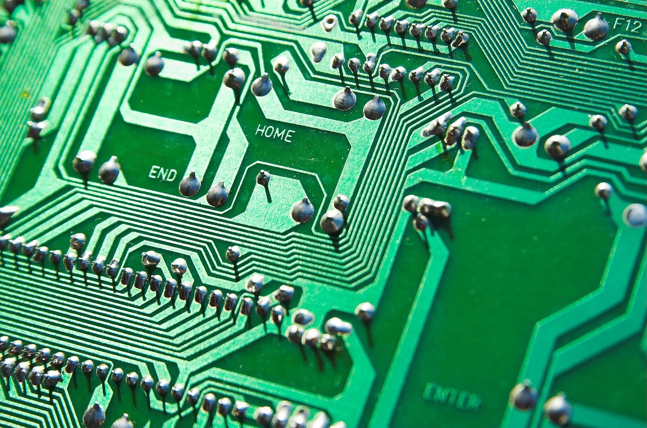Representative image: computer chip on circuit board