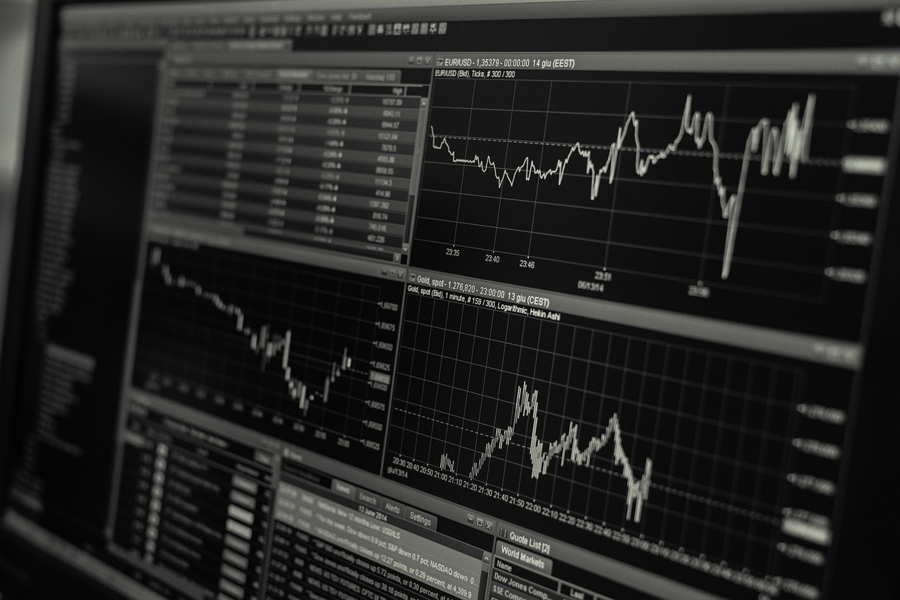 Representative image: stock trading chart on smartphone