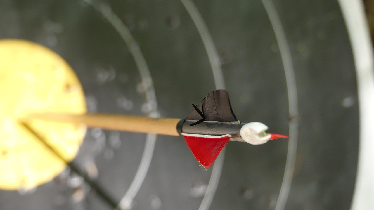 Representative image: archery target with arrows