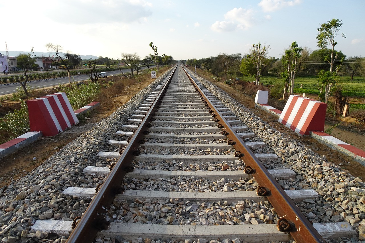 Representative image: railway track india