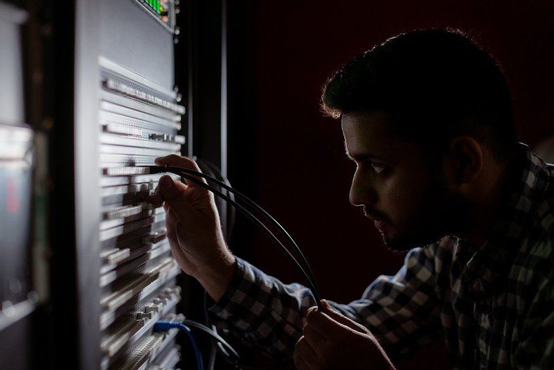 Representative image: data center server racks