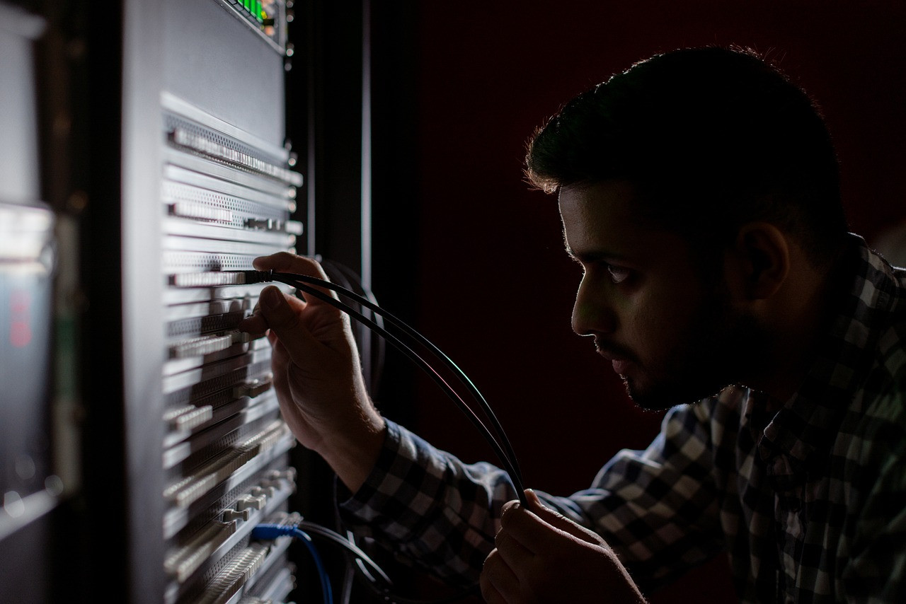 Representative image: data center server racks