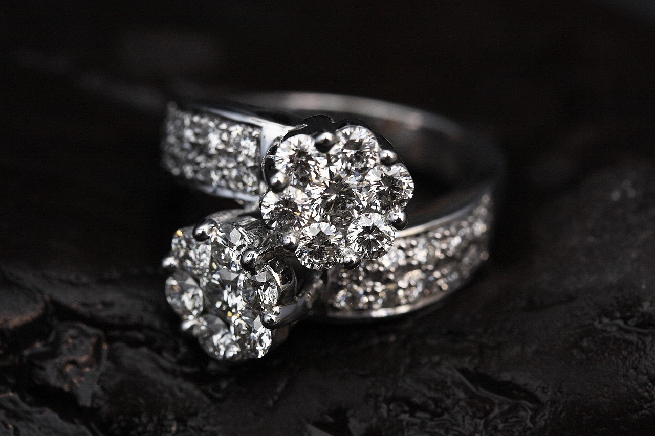 Representative image: diamond ring close up
