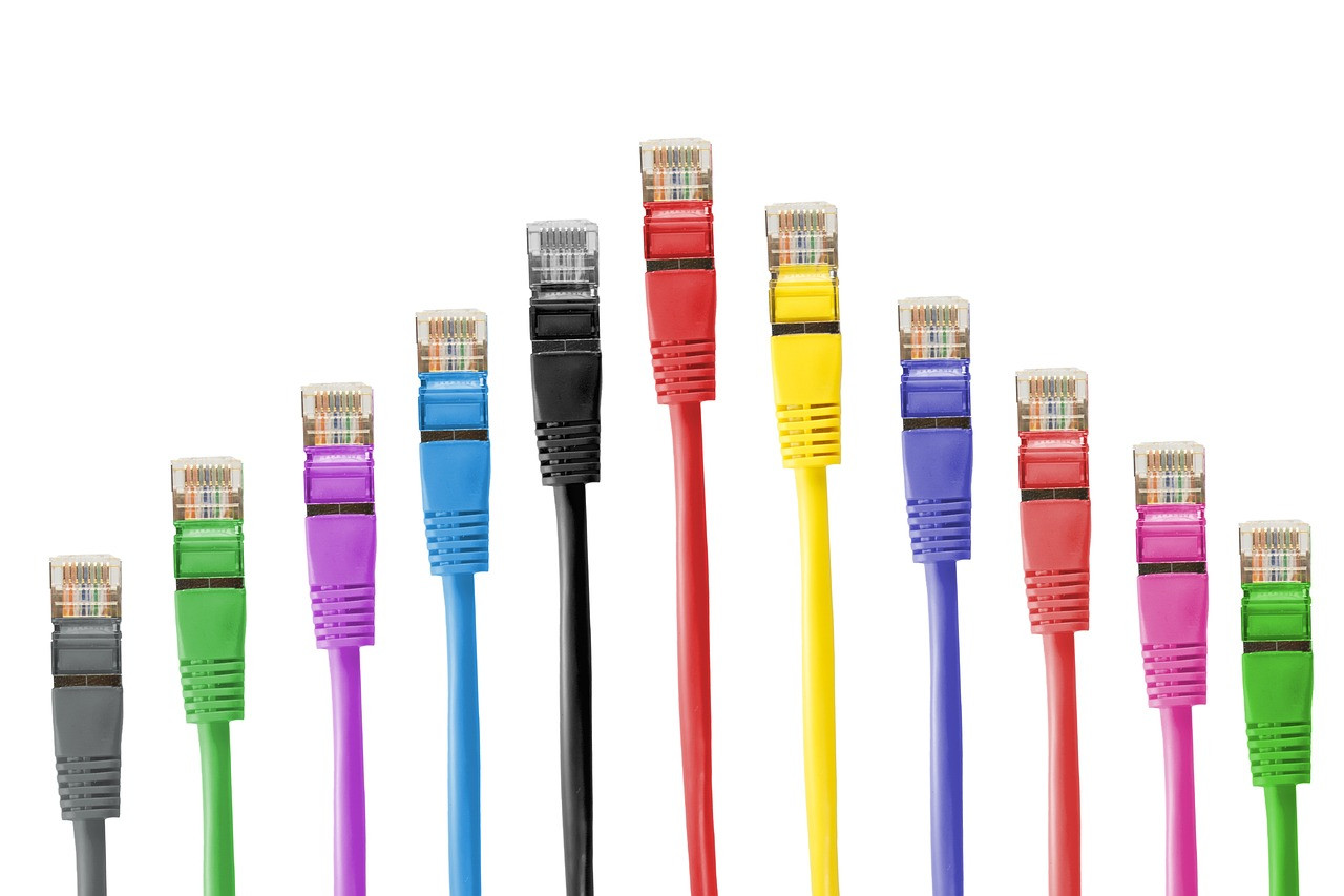 Representative image: server room network cables